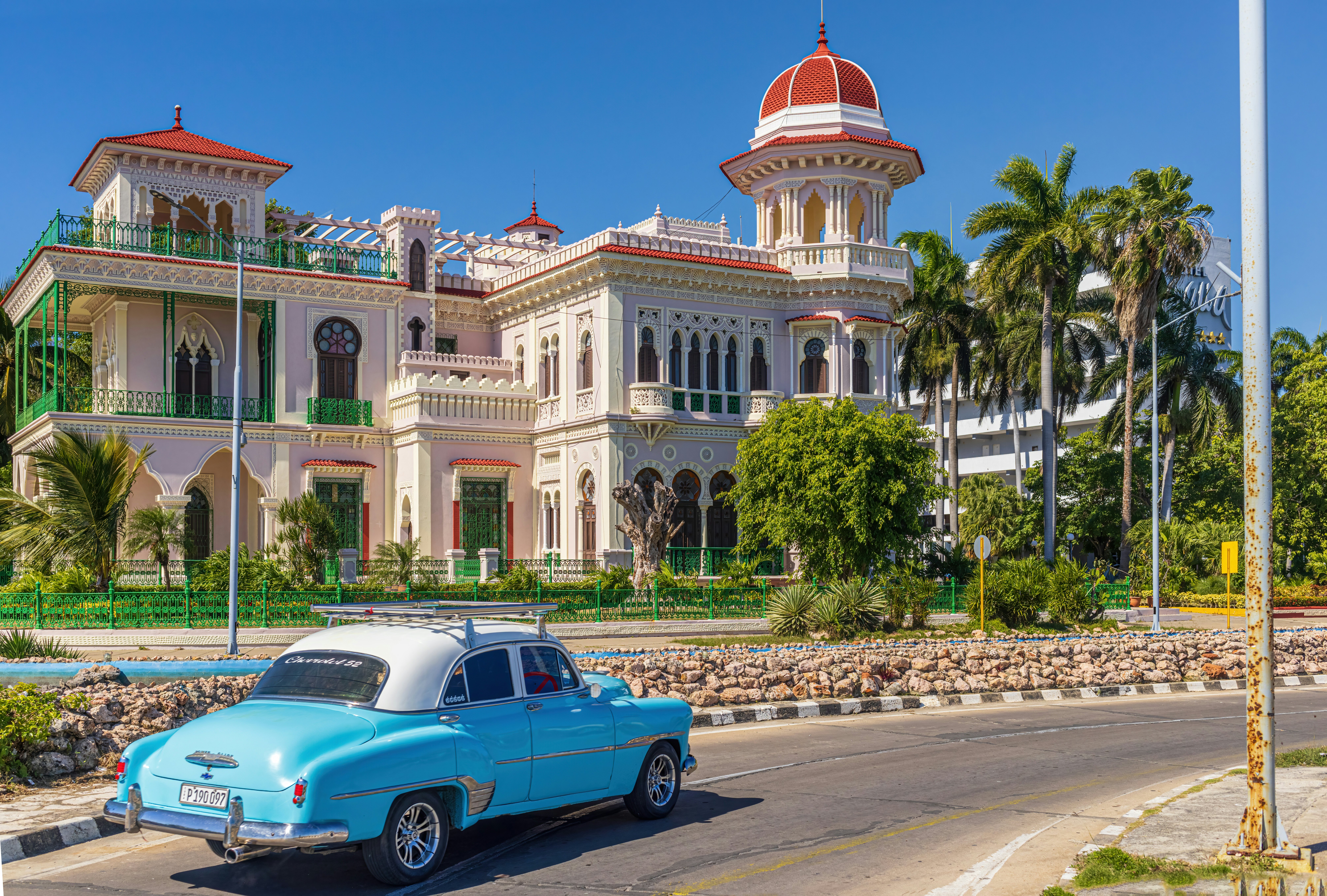 Valle rūmų išorė (Palacio de Valle), Cienfuegos, Kuba