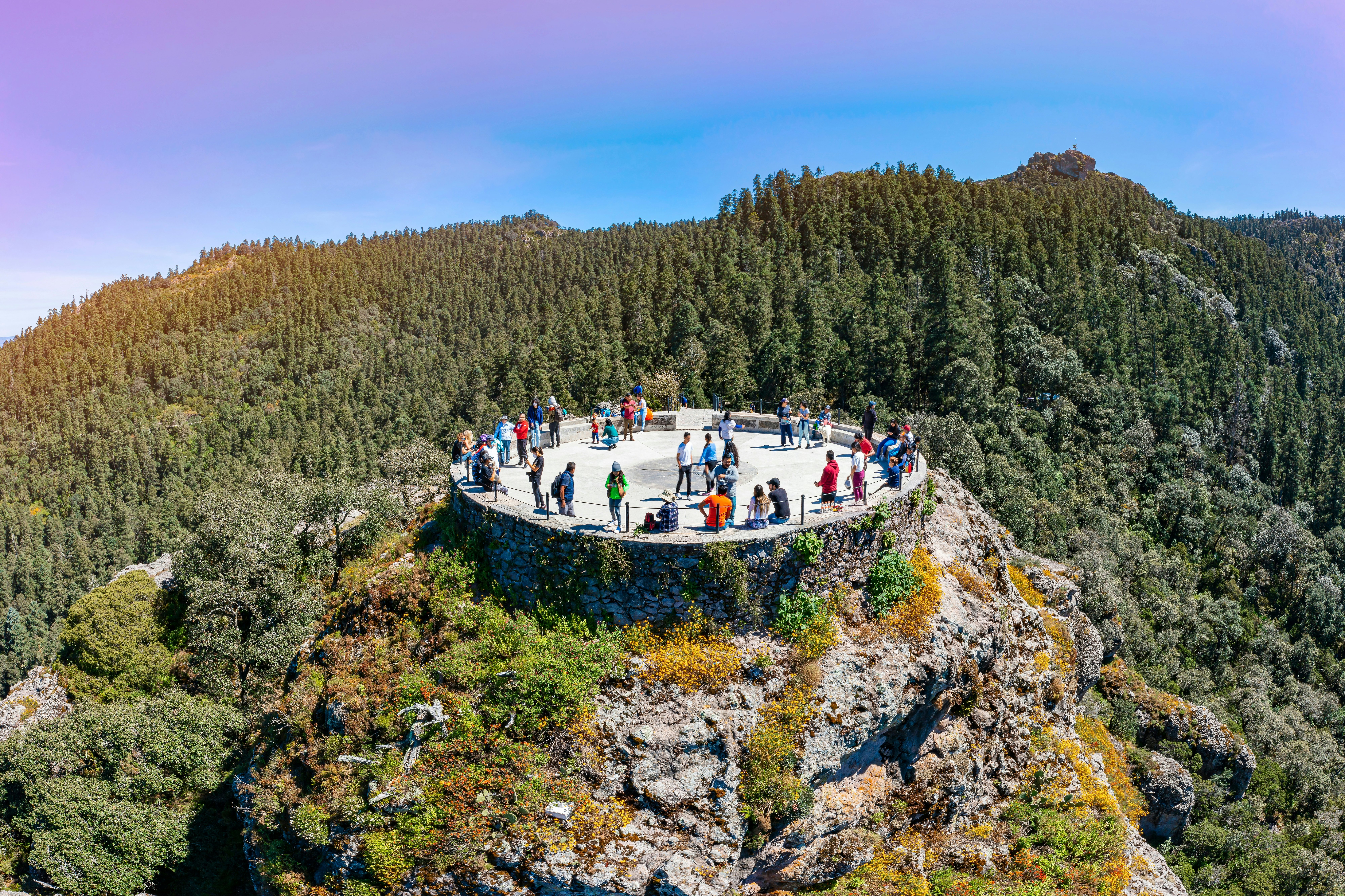 Garsaus požiūrio panoraminis vaizdas iš oro