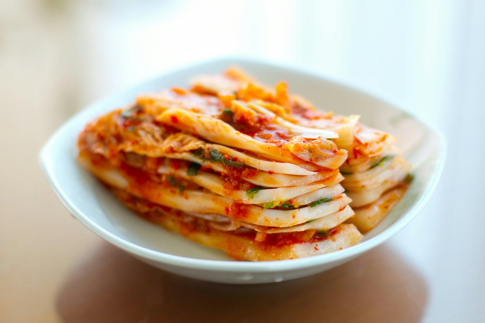 Dubuo aštraus korėjiečių kimchi