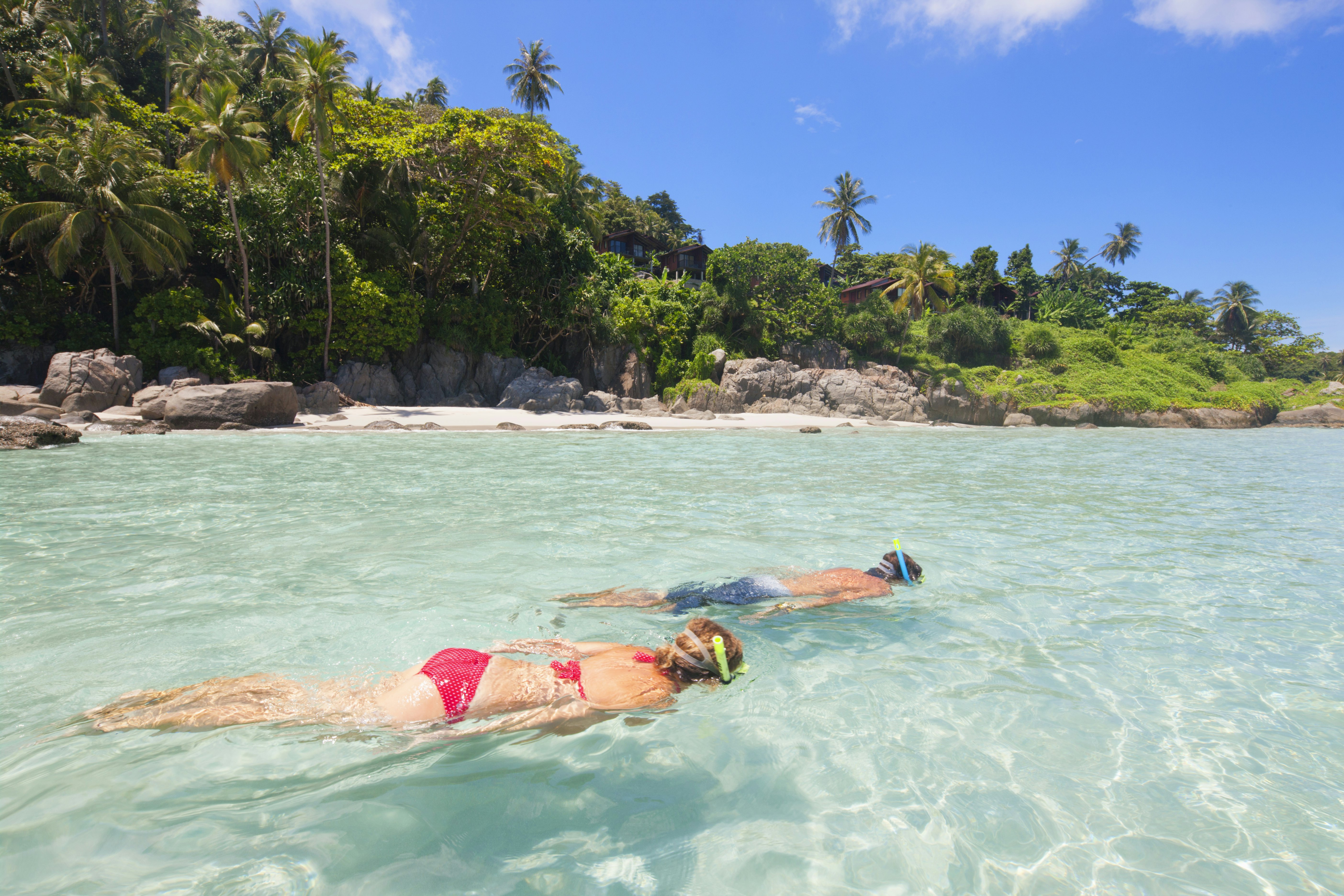 Pora snorkelizuodami Perhentano salose