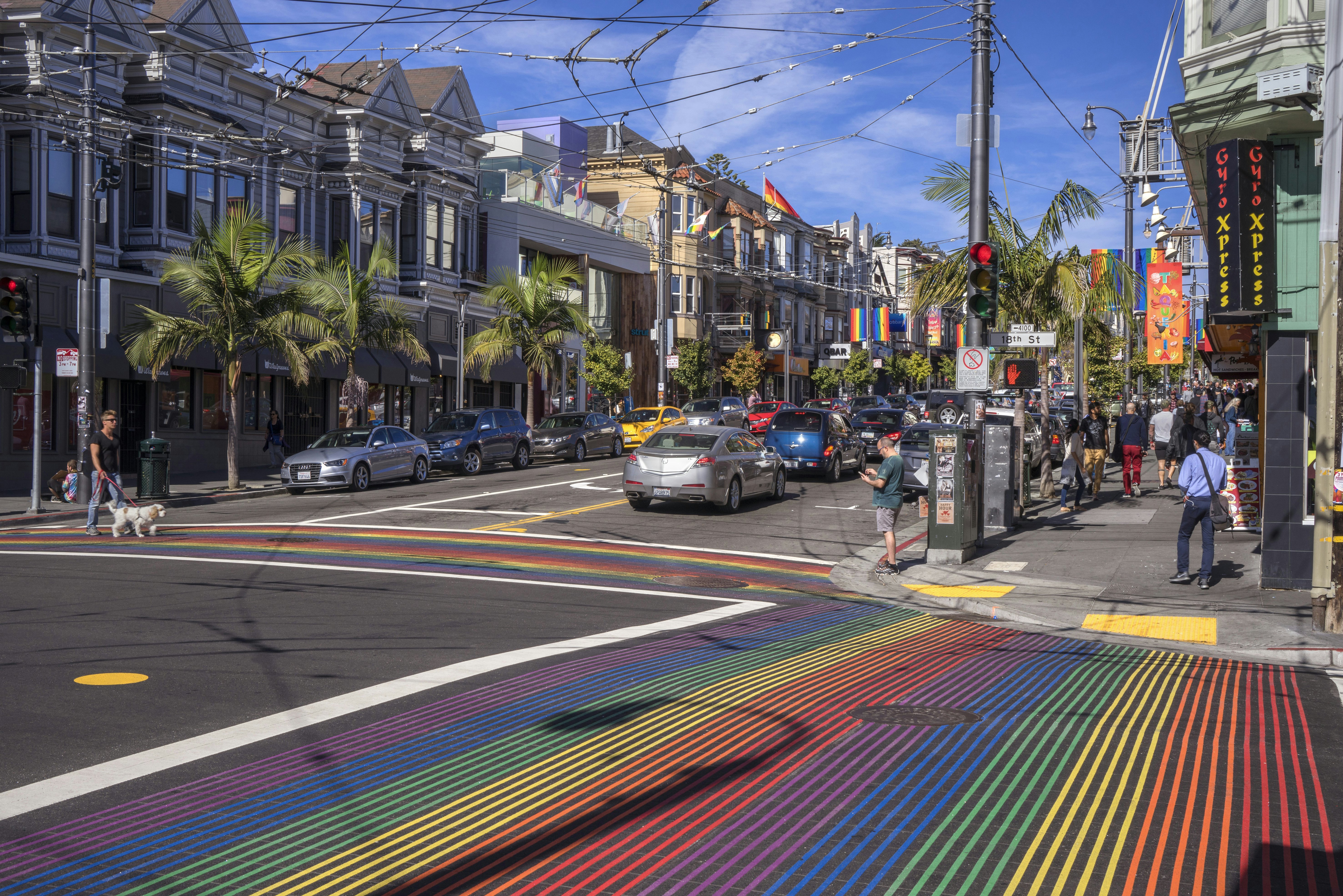 USA, California, San Francisco , Castro district, Castro street,