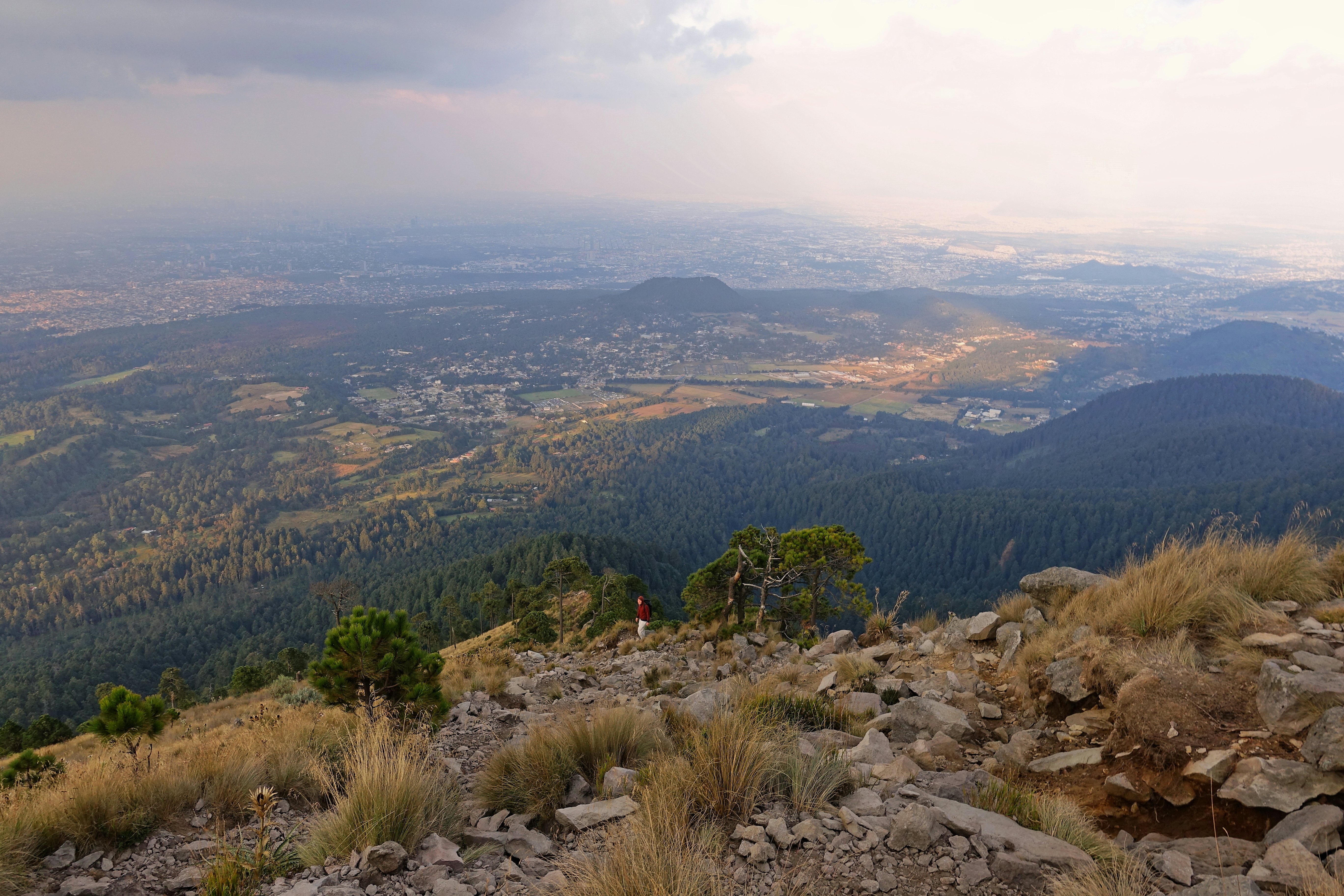 Vaizdas vaizdas į Pico del Águila, kalną netoli Meksiko