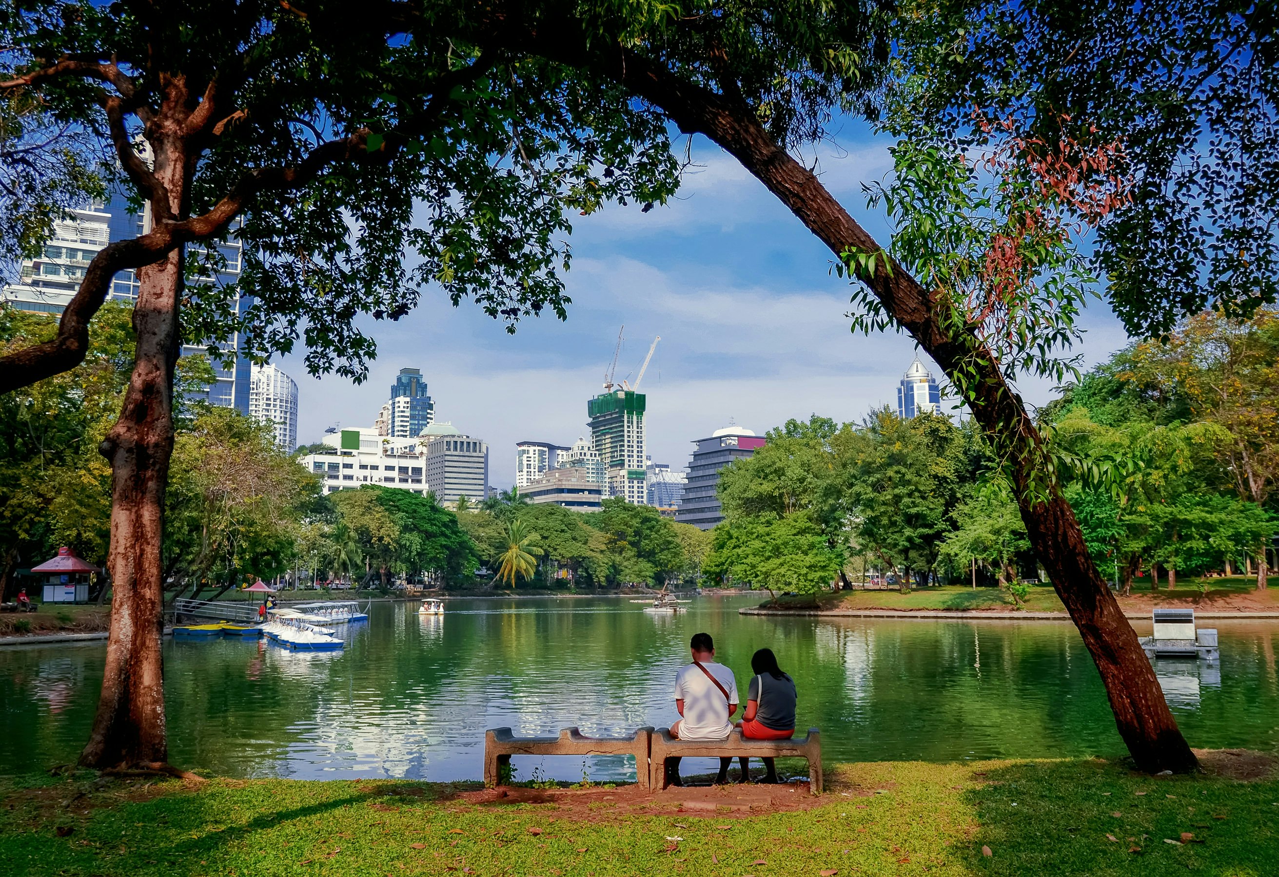 Lumphini parkas – rami atgaiva šurmuliuojančiame didmiestyje. Natalia Maroz/Shutterstock