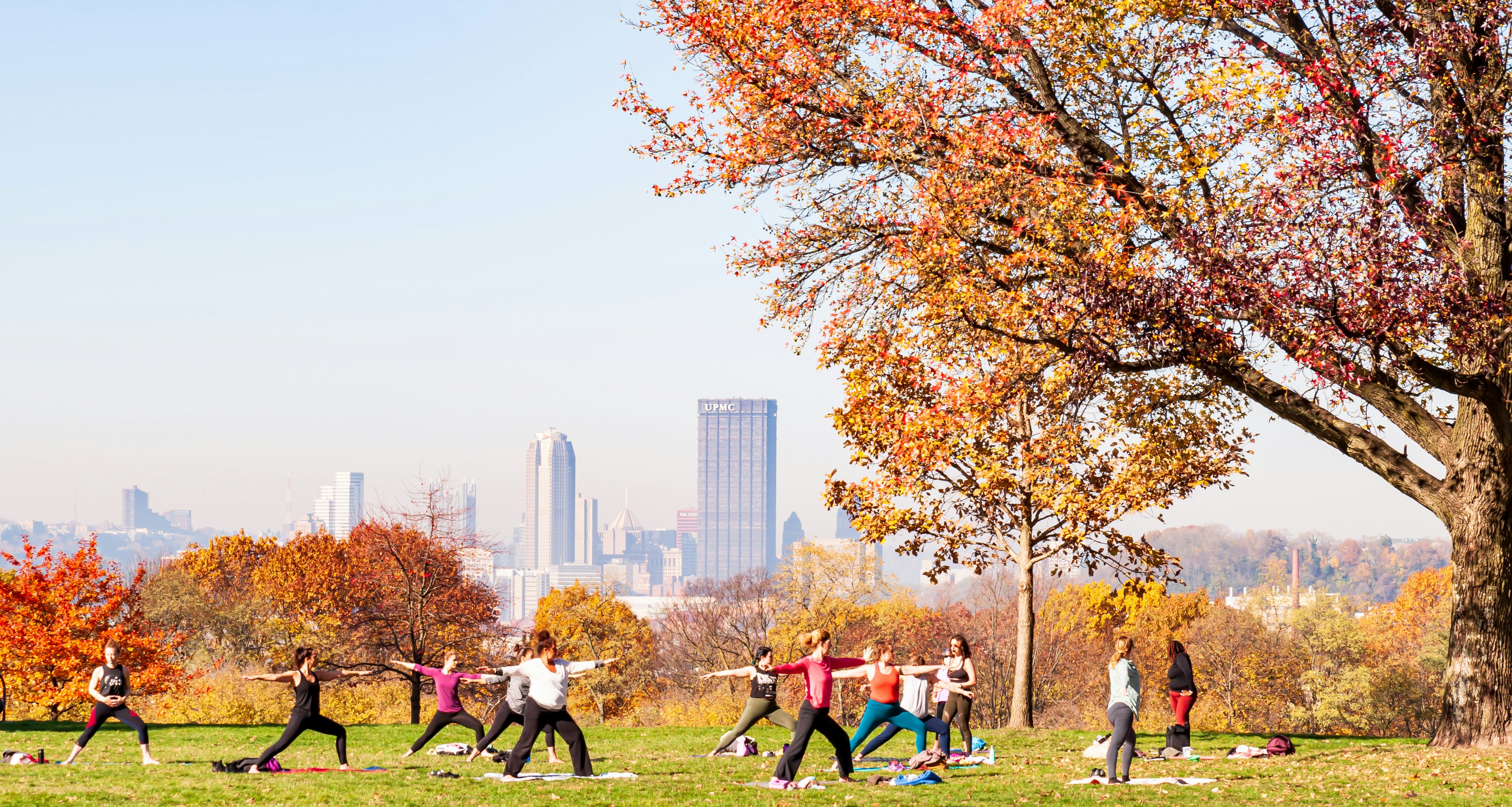 Plačios žalios erdvės, tokios kaip Schenley parkas, vilioja apsilankyti ir Squirrel Hill gyventojus, ir svečius. Getty Images