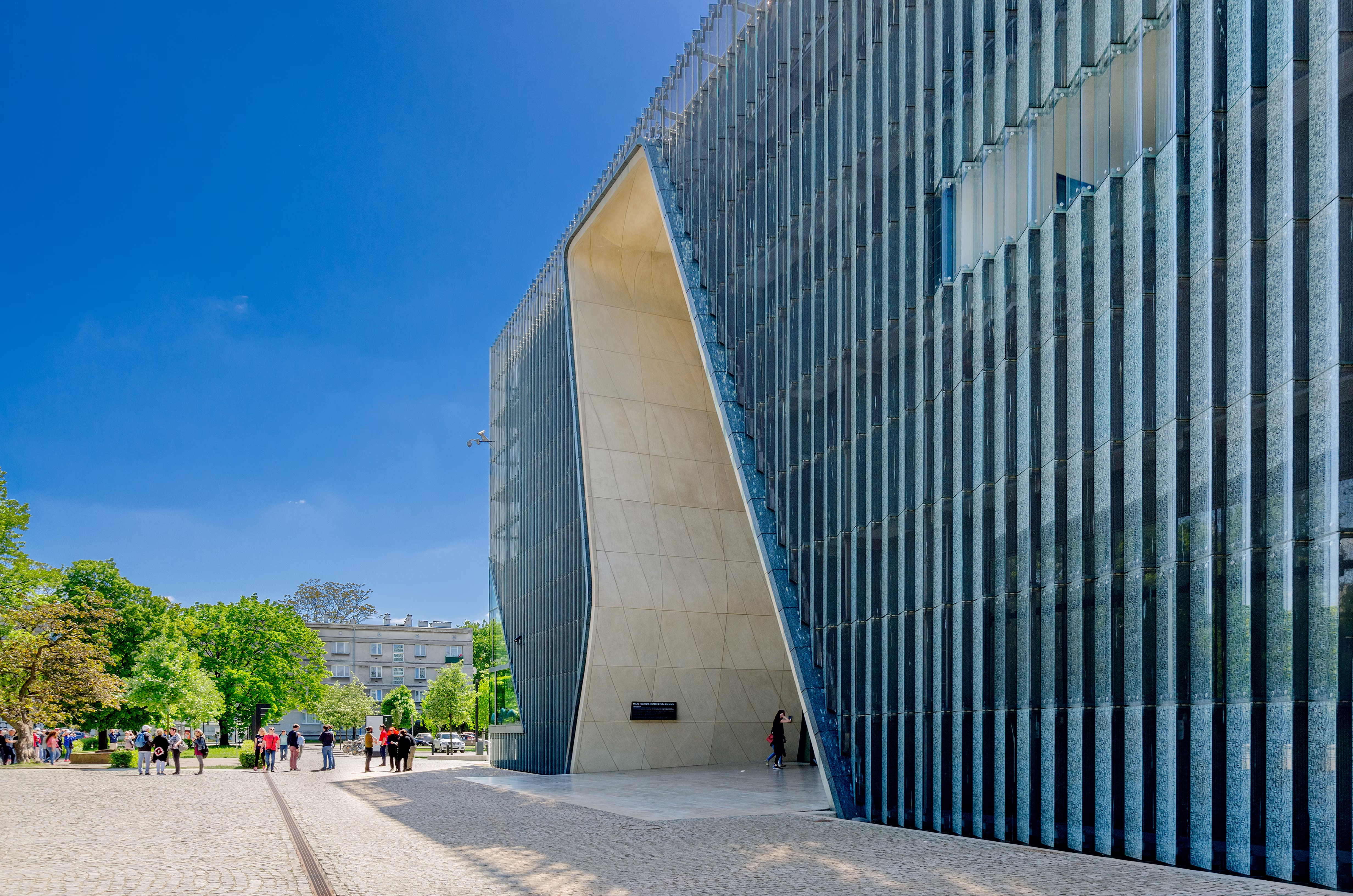 Exterior of POLIN Museum of the History of Polish Jews